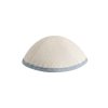 Personalized Bar Mitzvah kippah with custom embroidery and Hebrew lettering