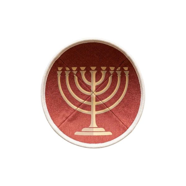 custom-kippah-personalized-embroidered-yarmulke Custom personalized kippah with embroidered names and Hebrew lettering for Jewish events