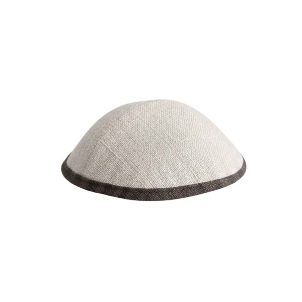 Handmade wedding yarmulke for Jewish groom