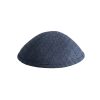 Lightweight linen kippah with custom design for summer weddings and Jewish celebrations