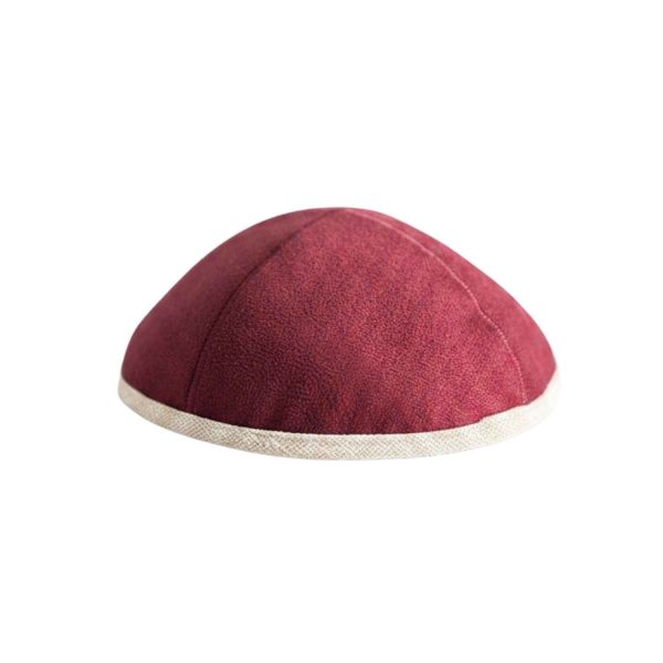 suede-kippah-premium-personalized-yarmulke Premium suede kippah with personalized embroidery for Jewish weddings and special events